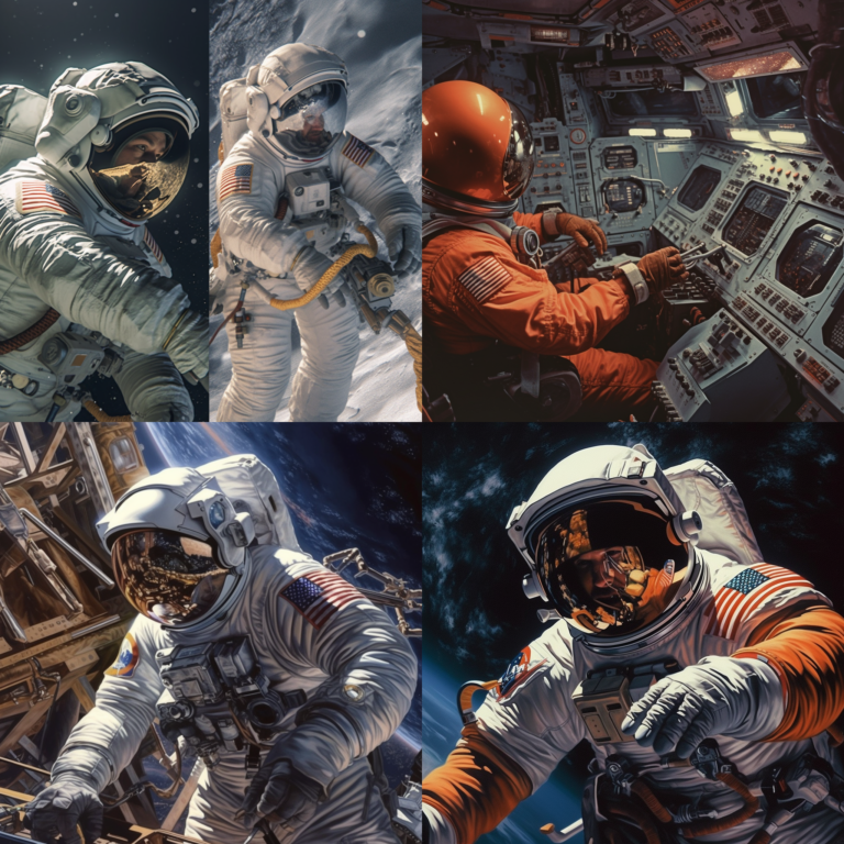 BenMCL9_photorealistic_images_of_1980s_Astronauts_in_earth_orbi_347b65eb-ad0e-47d8-a66c-fb40e410b5ee (1)